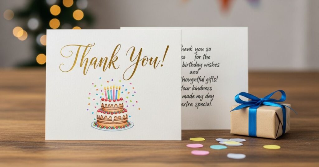 Birthday Thank You Message Ideas