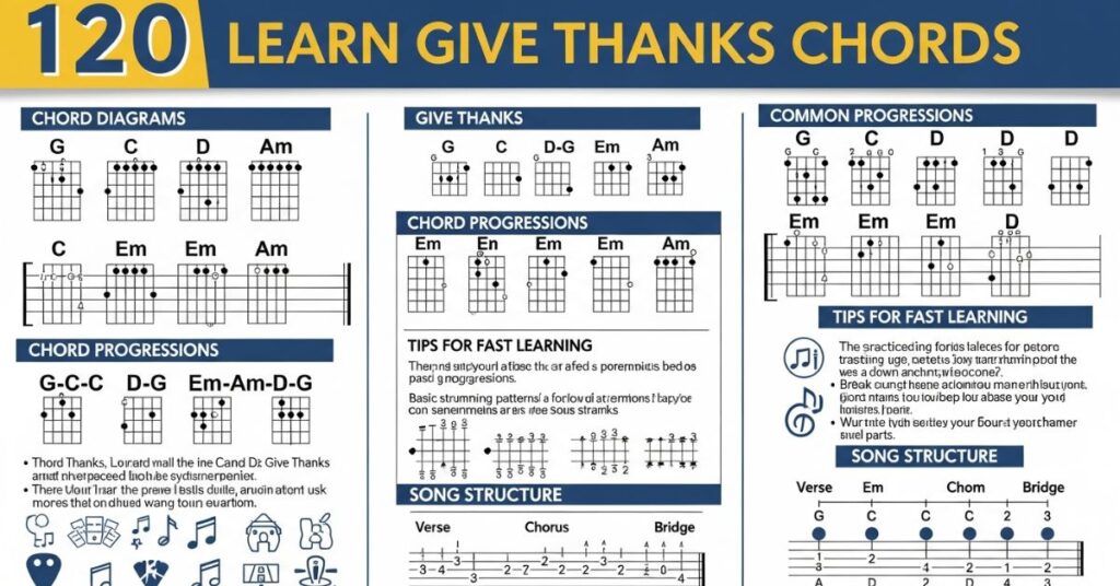 Give Thanks with a Grateful Heart Chords for Guitar Players