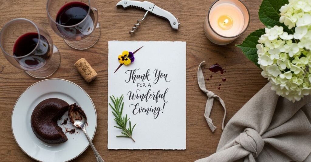 Simple Ways to Say Thanks for Dinner