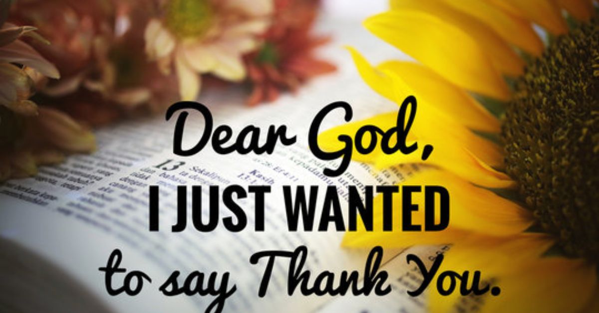 Thank You God Quotes