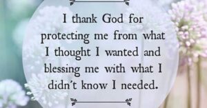 I Thank God For You Verse