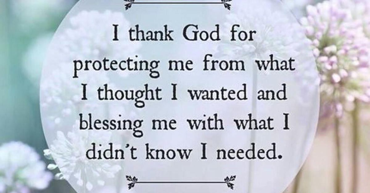 I Thank God For You Verse