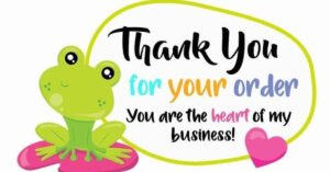 Thank You For Your Order