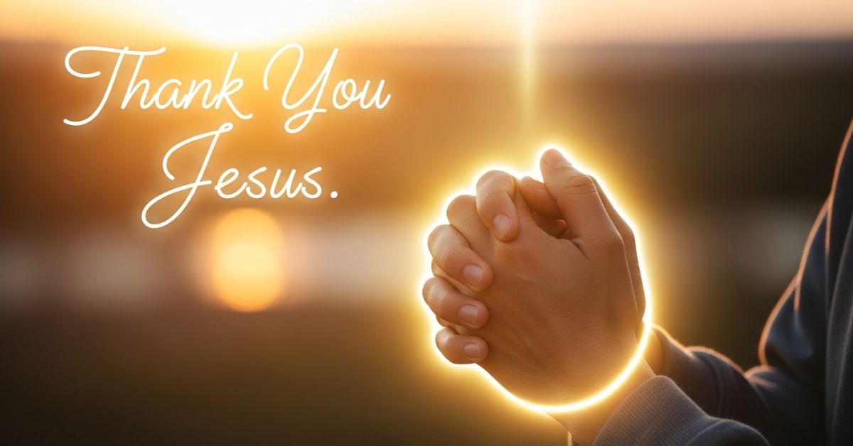 Thank You Jesus Prayer