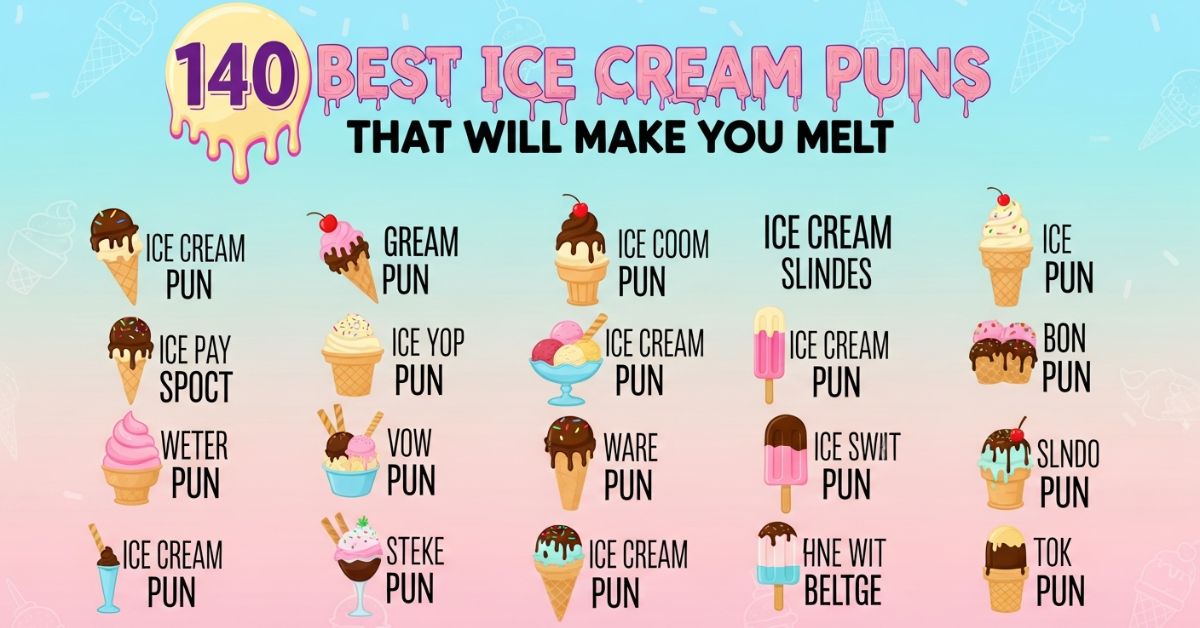 Ice Cream Puns